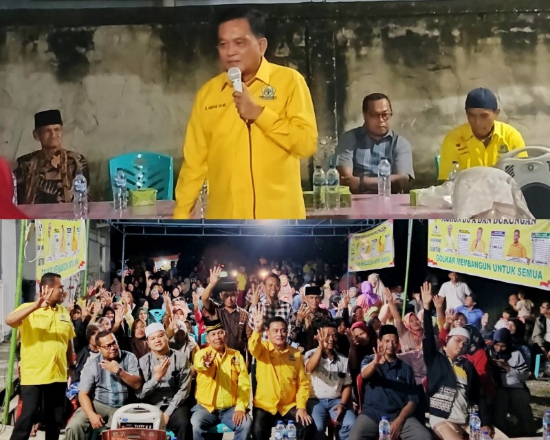 Caleg DPRD Riau H Amran SH MH Turun Langsung Dengarkan Keluhan Masyarakat Pekanbaru