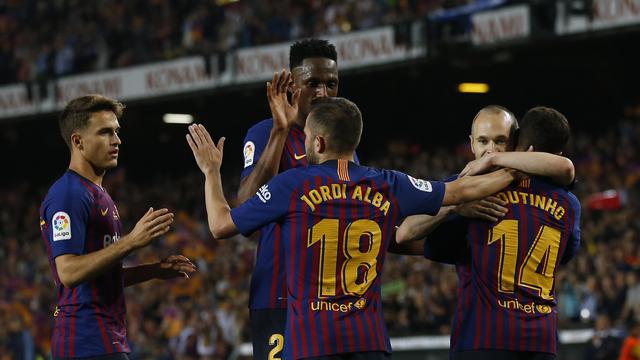 Gol Cantik Coutinho Bawa Barcelona Akhiri Musim dengan Manis