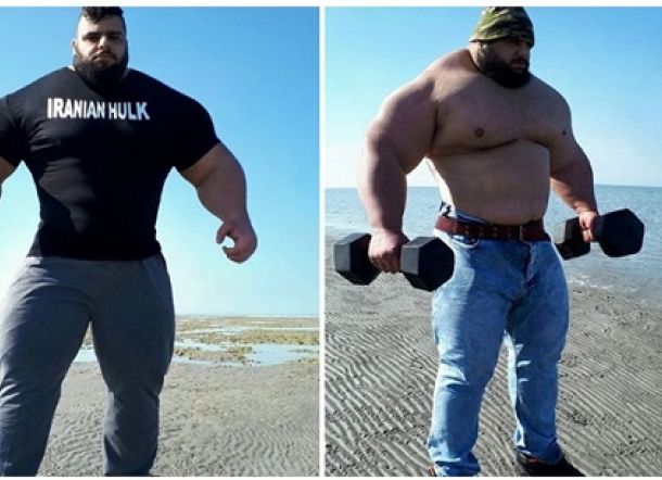 Hulk di Dunia Nyata, Namanya Sajad Gharibi dari Iran