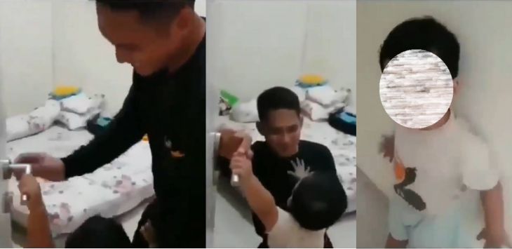 Seperti Ada Firasat, Viral Video Anak Kunci Ayahnya di Kamar Larang Berangkat ke KRI Nanggala