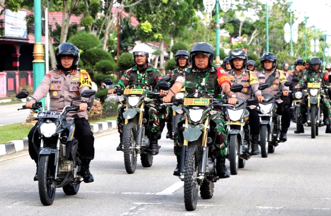 Polres Siak dan TNI Pemetaan Wilayah Rawan Konflik Menjelang Pilkada 2024