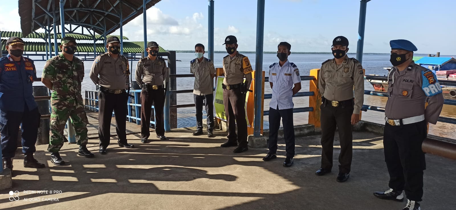 Polsek Kuala Kampar Gelar Operasi Yustisi di Pelabuhan dan Pasar Teluk Dalam