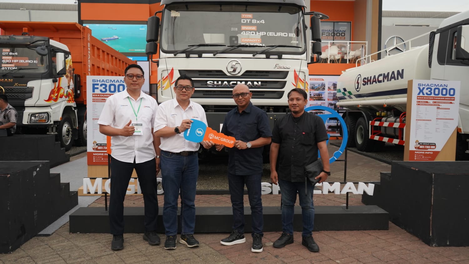 Perusahaan Kontraktor Asal Kendari Borong 50 Unit Shacman di Hari Ketiga Mining Expo 2025