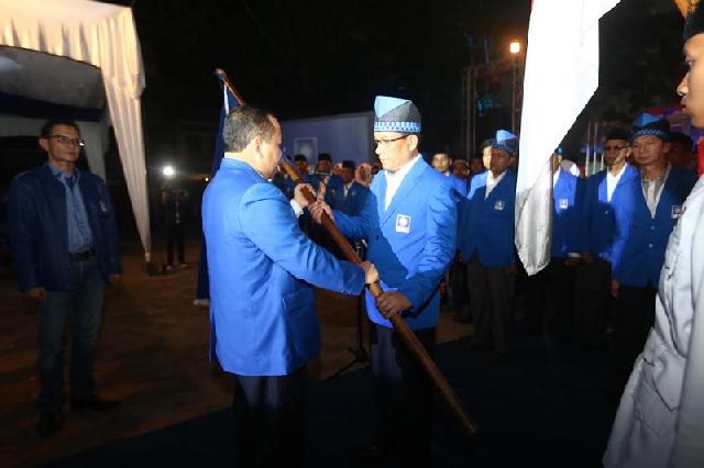 Pelantikan DPD PAN Meranti Spektakuler, Fauzy Hasan Siap Beri Warna