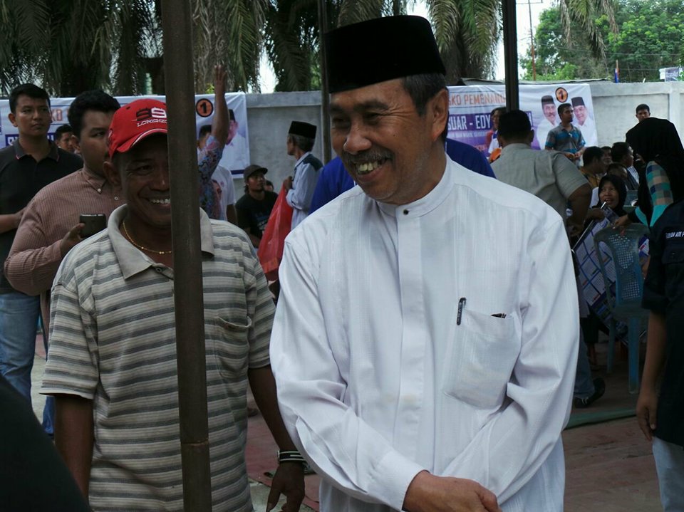 Syamsuar Resmikan Posko Koalisi Riau Satu di Pelalawan, Ini Pesannya