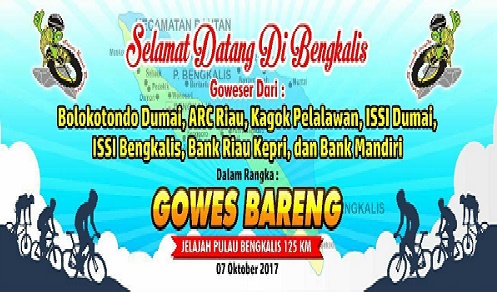 Besok, 10 Komunitas Sepeda Jelajahi Pulau Bengkalis