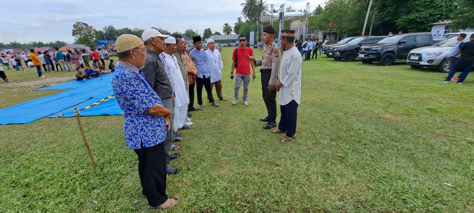 Polsek Mandau Galang Partisipasi Kaum Baby Boomers Menjelang Pilkada 2024