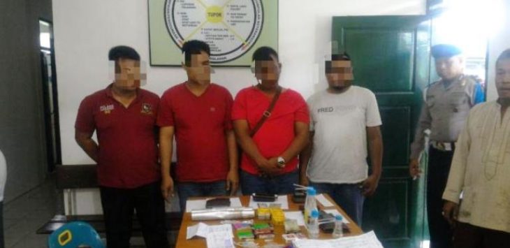 Tiga Oknum Polisi Digerebek TNI, Ditemukan Sabu dan Rekap Judi Togel
