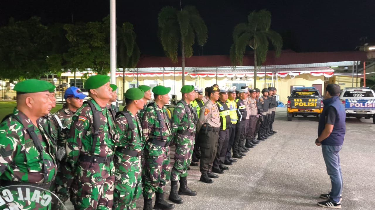 TNI-Polri di Kampar, Patroli Skala Besar Tingkatkan Rasa Aman Masyarakat