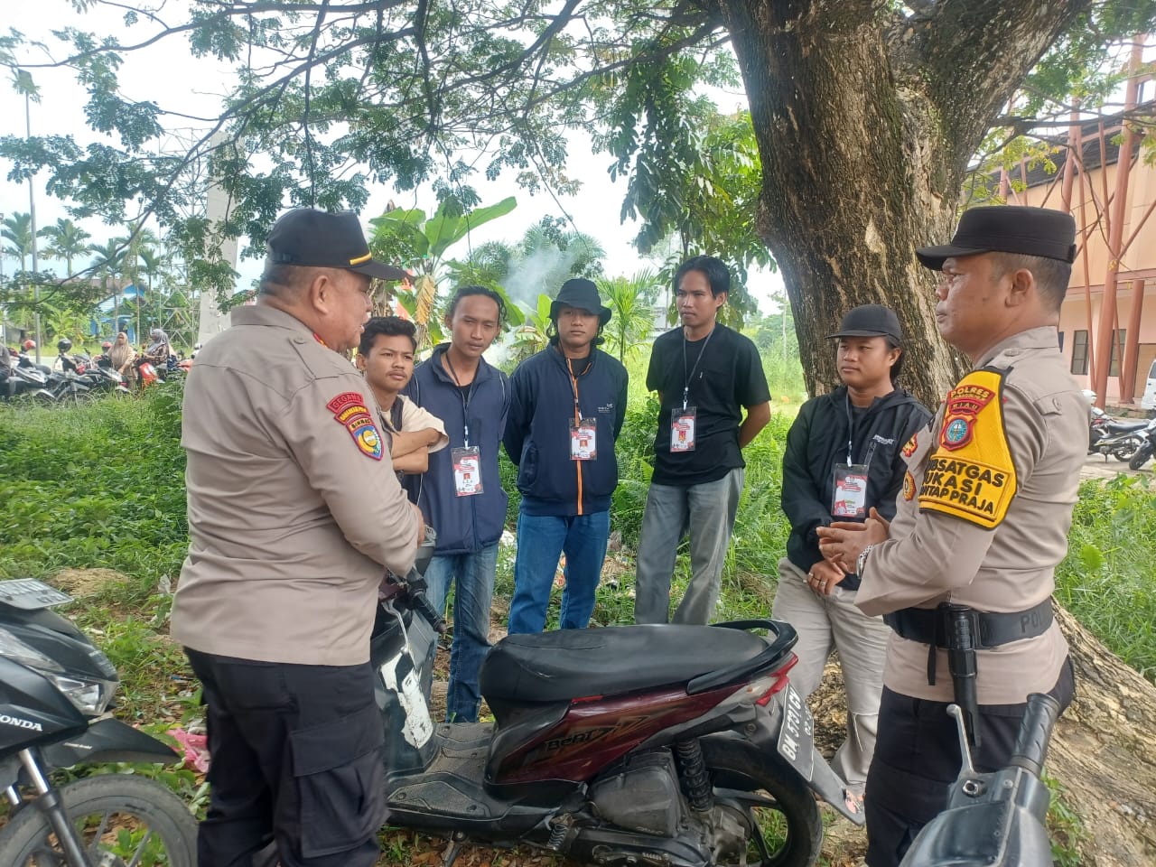 Polres Inhil Imbau Pemilu Damai di Pelabuhan Pelindo Tembilahan