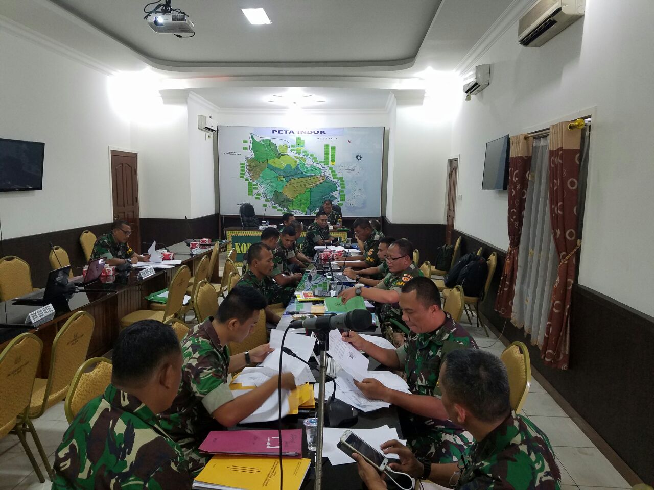 Tim Pos Audit Itjenad Lakukan Pemeriksaan Penggunaan Anggaran ke Korem 031/WB