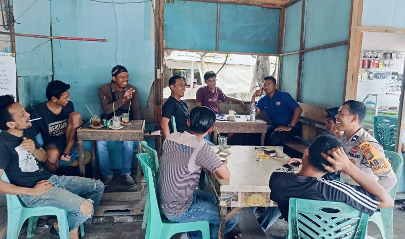 Polsek Batang Tuaka Lakukan Cooling System untuk Pilkada Damai di Desa Tasik Raya