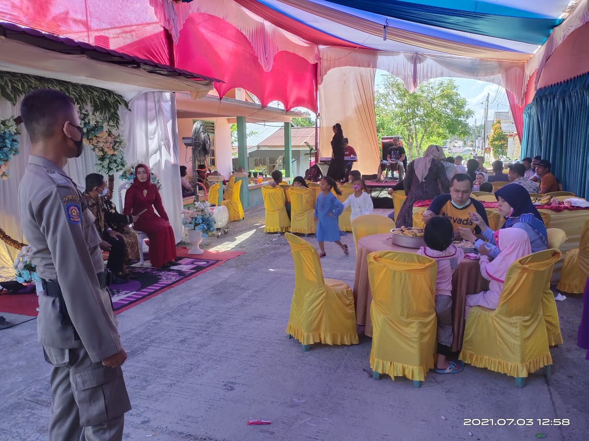 Cek Protokol Kesehatan, Satpol PP Pekanbaru Sambangi 10 Lokasi Pernikahan