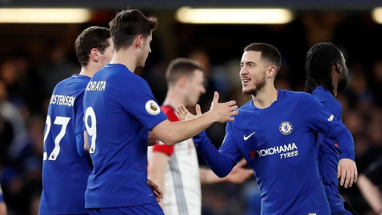 Hazard Dua Gol, Chelsea Benamkan West Brom 3-0