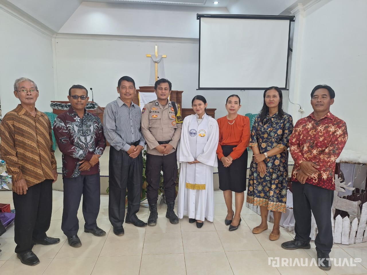 Polsek Rimba Melintang Pastikan Ibadah Tahun Baru 2026 Aman dan Kondusif di Rohil