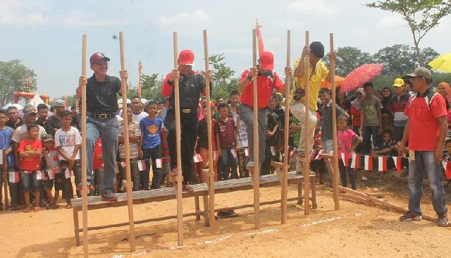 Pemkab Gelar Empat Perlombaan Tradisional di Parit Bay Park