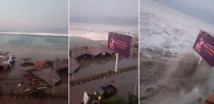 NGERI! Ini Video Tsunami Palu Terjang Pemukiman Warga