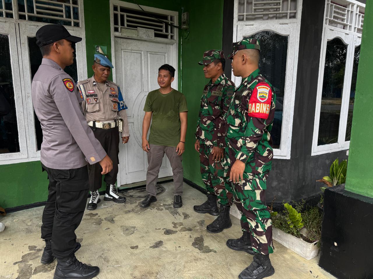 Polri dan TNI Langgam Jaga Keamanan WargaJelang Pilkada