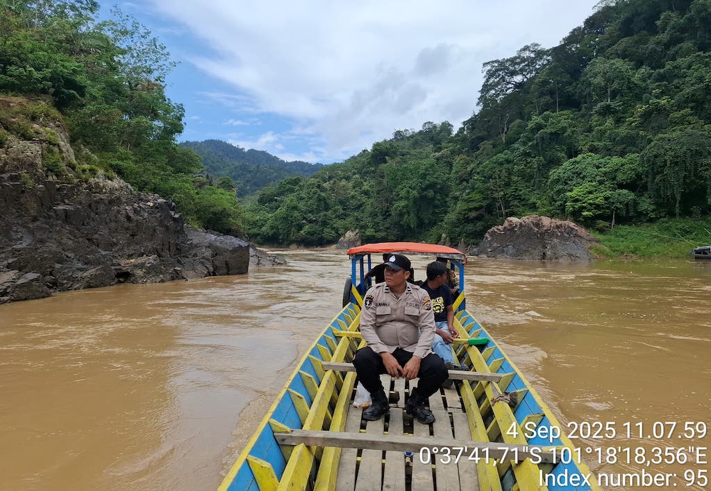 Sungai Kuantan Keruh, Polisi Sisir Lokasi Cegah PETI