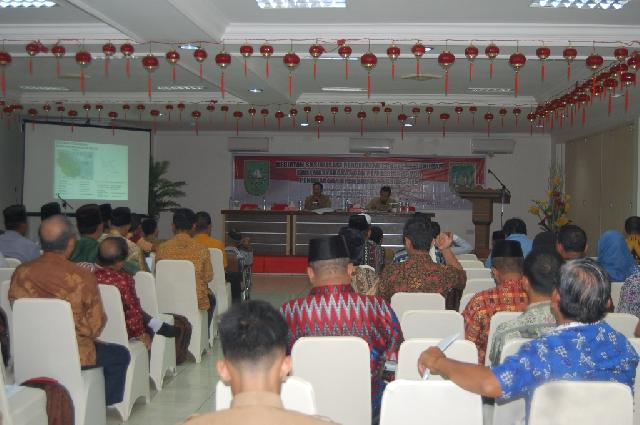 Kesbangpol dan Linmas Rohil Taja Sosialisasi Pembauran Kebangsaan