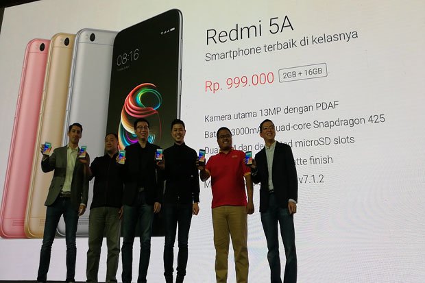 Wiiih ! Xiaomi Redmi 5A RAM 2GB+16 GB Dibanderol Rp999.000!
