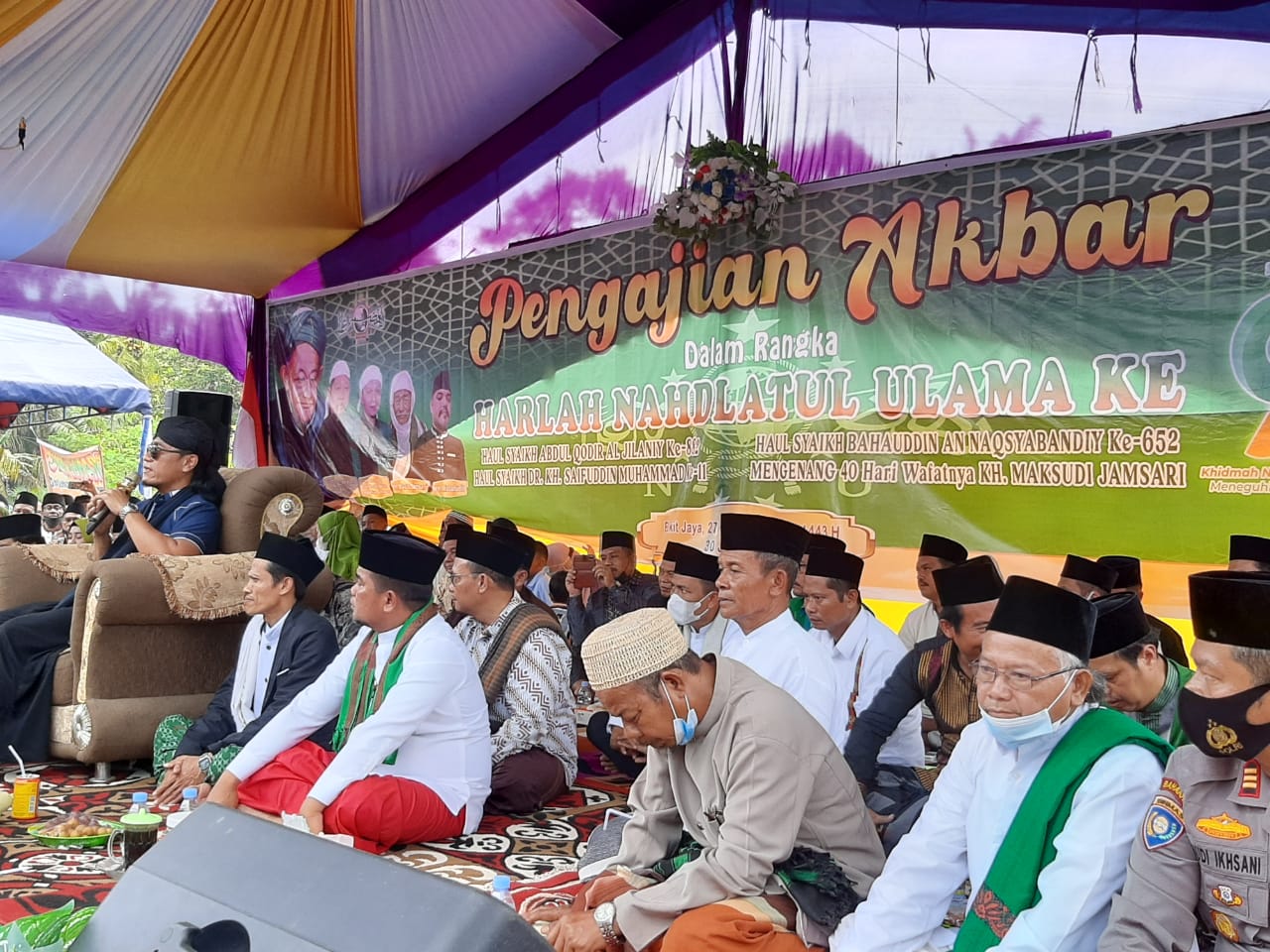 Peringati Harlah NU Ke 96, Polsek Ukui Gelar Pengamanan Gus Miftah di Pengajian Akbar 