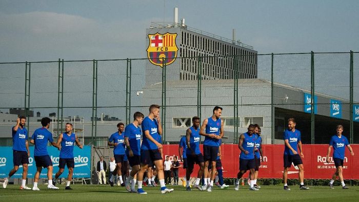 Dua Bintang Barcelona Bertengkar di Sesi Latihan