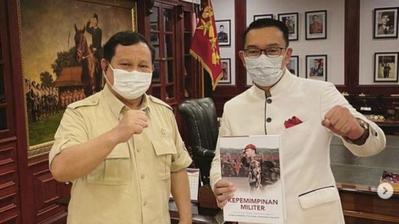 Prabowo Subianto Bertemu Ridwan Kamil, Netizen: Bismillah 2024