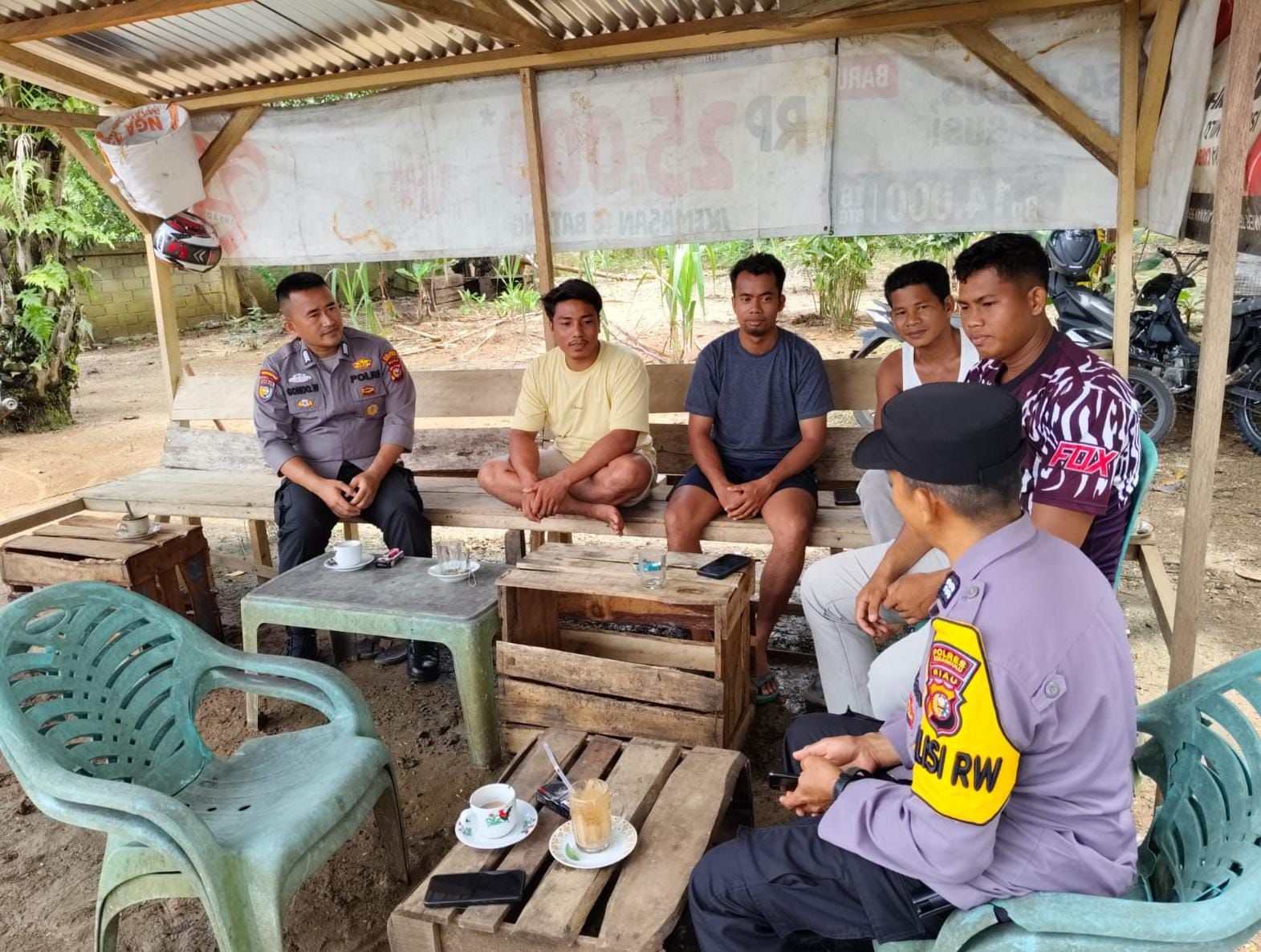 Personil Sat Binmas Rokan Hulu Gelar Cooling System dalam Operasi Mantap Praja Lancang Kuning 2024