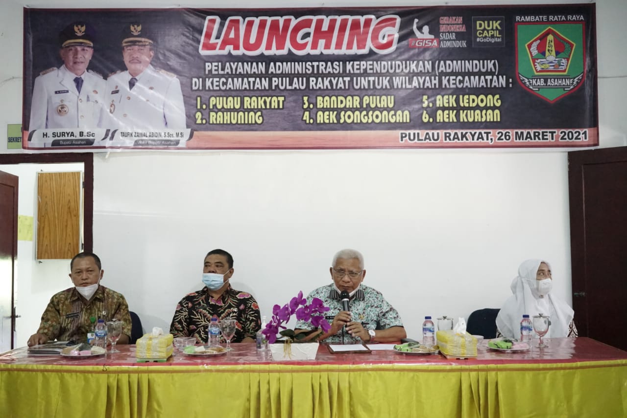 Bupati Asahan Launching Pelayanan Administrasi Kependudukan