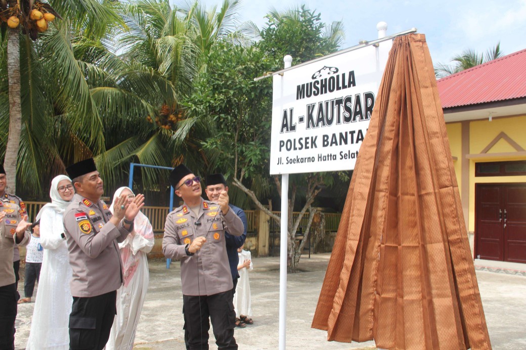 Polres Bengkalis Resmikan Musala dan Gelar Qurban di Polsek Bantan