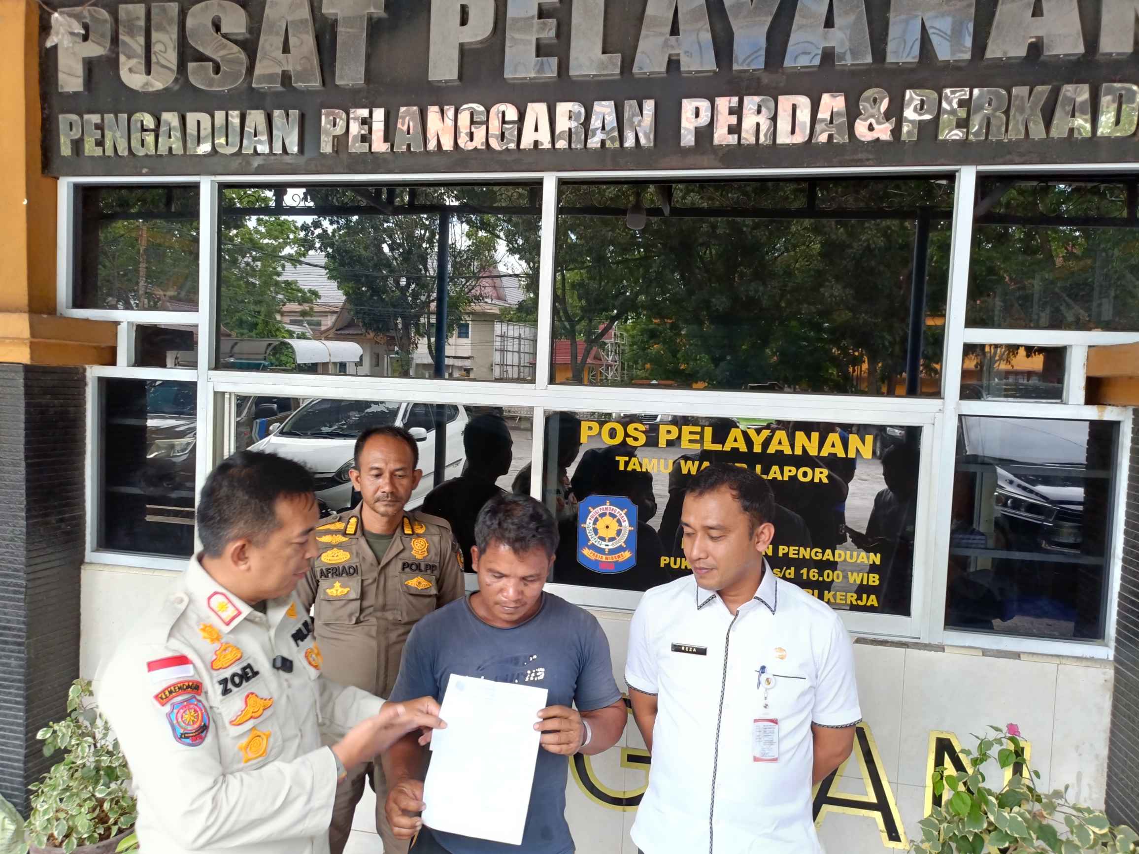 Satgas DLHK Pekanbaru Tangkap Angkutan Mandiri yang Masih Nekat Beroperasi