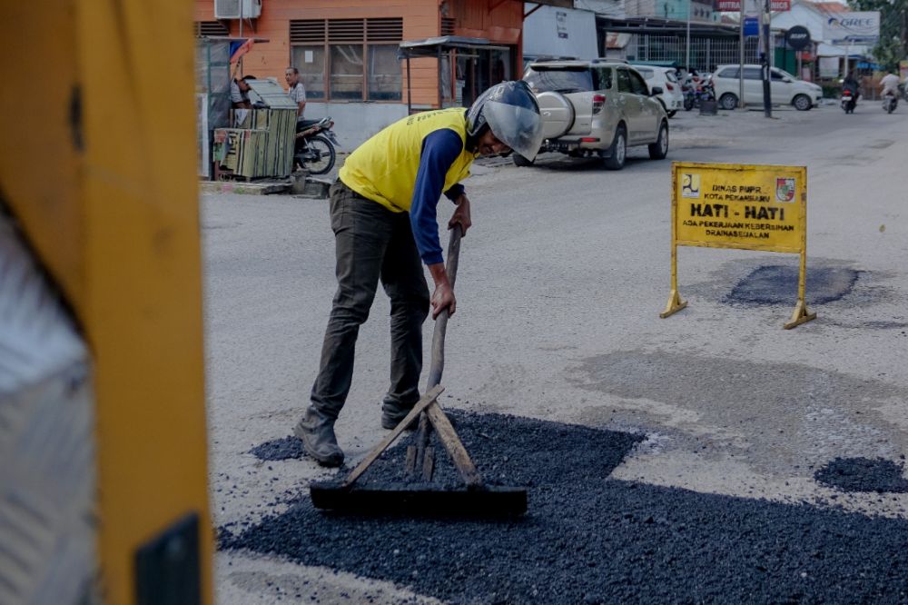 Gunakan Bankeu Pemprov Riau, Perbaikan Jalan Parit Indah akan Ada Pengalihan Arus Lalin