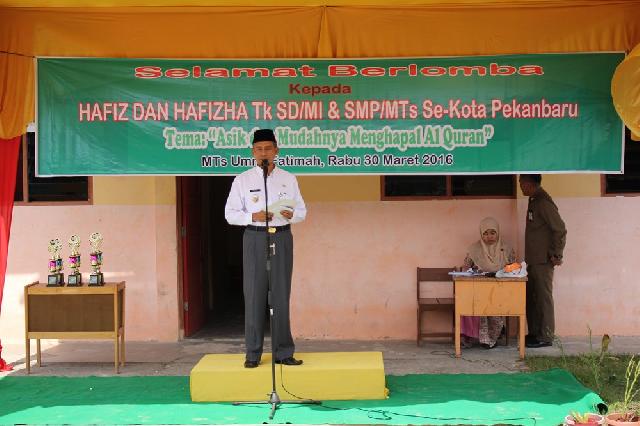 Wakil Walikota Buka Lomba Tahfiz Al Quran di Kelurahan Meranti Pandak