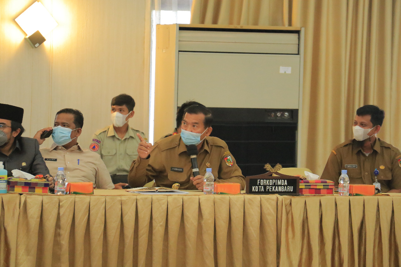 Wako Pekanbaru: Kita Komitmen Tangani Covid-19 dari Hulu