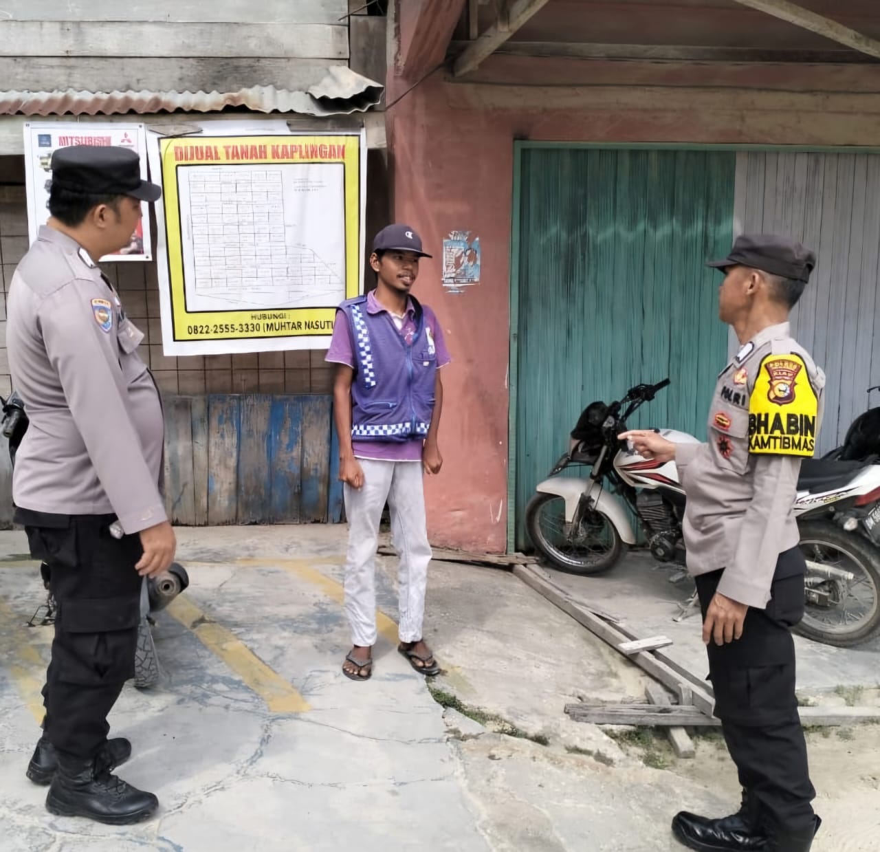 Begini Cara Polsek Langgam Jaga Kamtibmas di Masa Kampanye Pilkada