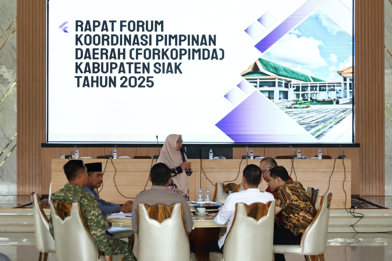 Antisipasi Bencana Hidrometeorologi di Siak, Bupati Afni Gelar Rapat Lintas Unsur