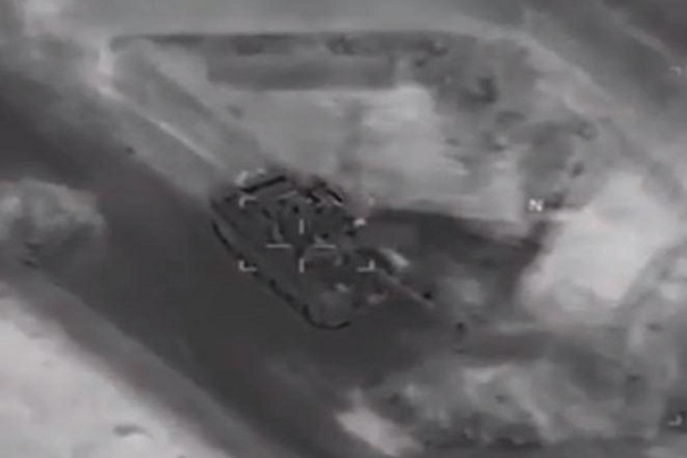 Jet AS Hancurkan Tank dan Tewaskan Ratusan Tentara Bayaran Rusia