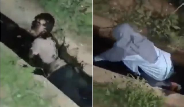 Viral Video Pasangan Mesum Dipaksa Merayap di Got, Warganet Geram