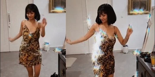 Joget Pakai Baju Seksi, Vanessa Angel Bergoyang Dihadapan Suami