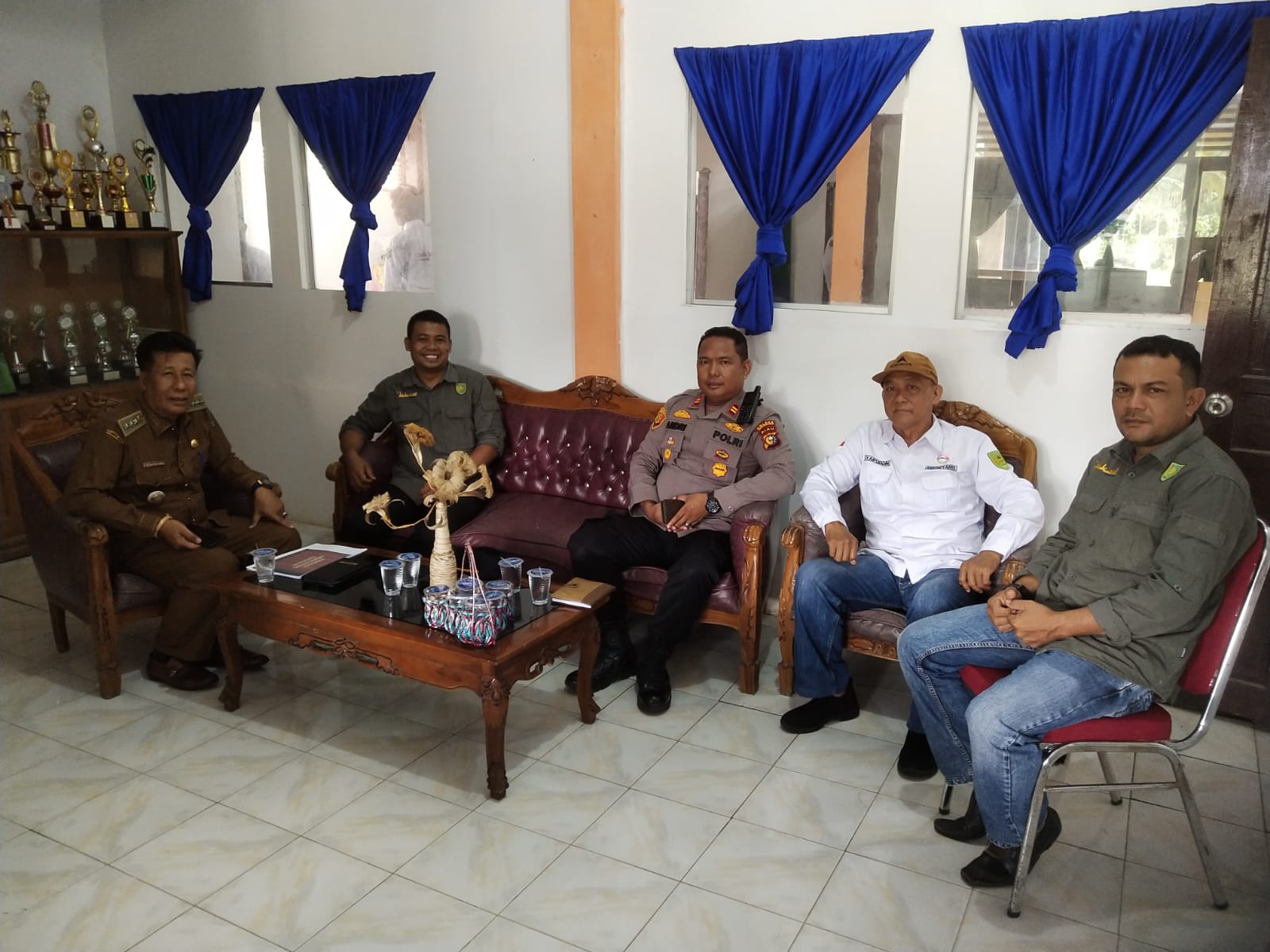 Kapolsek Gaung Ajak Forkopimcam Jaga Kamtibmas Menjelang Pemilu 2024