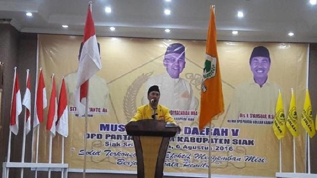 Golkar Siak Percepat Seleksi Caleg