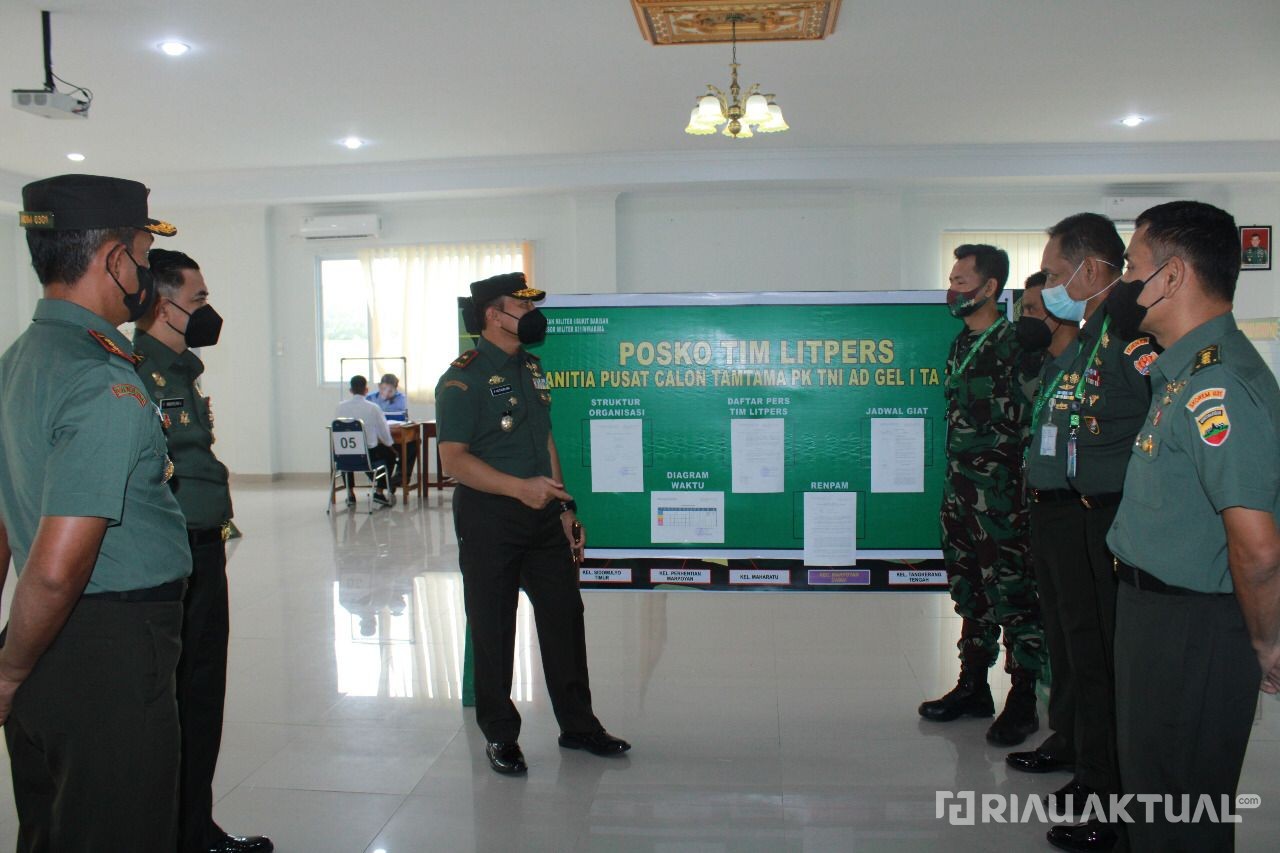 Danrem Tinjau Pelaksanaan Kegiatan Werving
