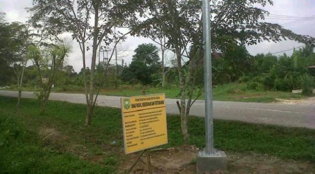 Dinas Harus Mewajibkan Pekerjaan Fisik Mengunakan Plang