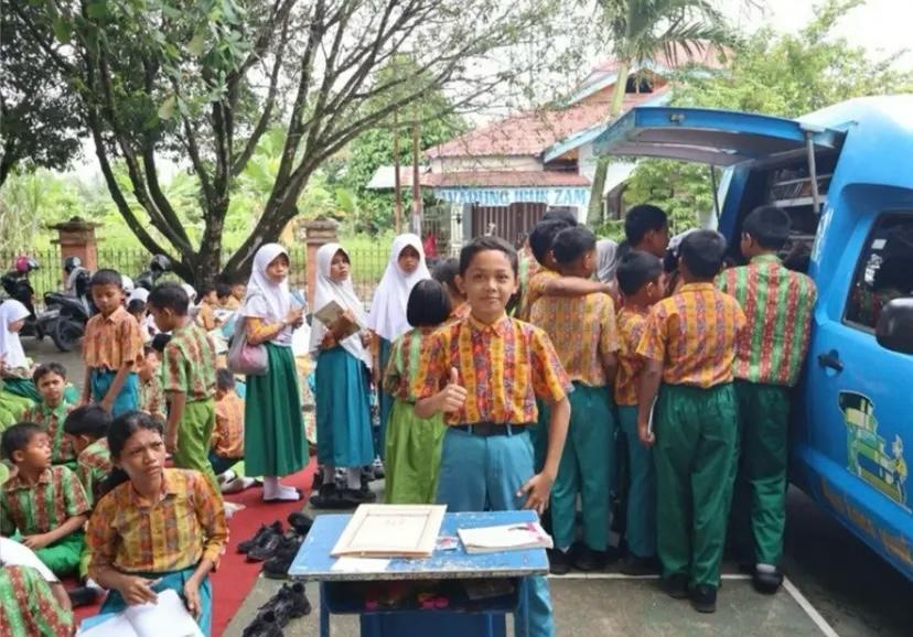 Dipersip Riau Sediakan Layanan Perpustakaan Keliling, Sasar Sekolah Didaerah Pinggiran
