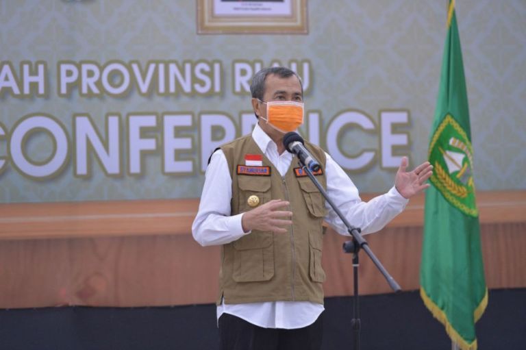Gubernur Riau Ingatkan Agar Apatur di Daerah Serius Solialisasikan Protokol Covid