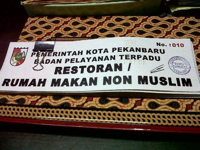 72 Rumah Makan Dapat Izin Buka Saat Ramadhan di Pekanbaru