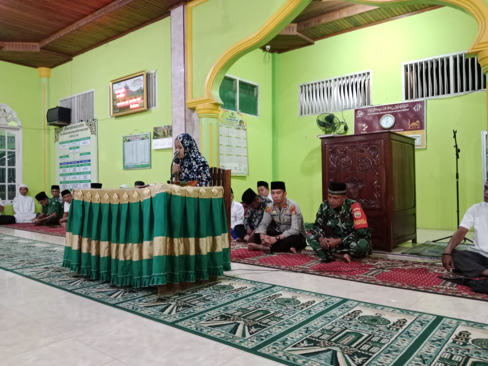 Polsek Benai Gelar Subuh Berkah dan Cooling System untuk Jaga Persatuan Pasca Pilkada 2024