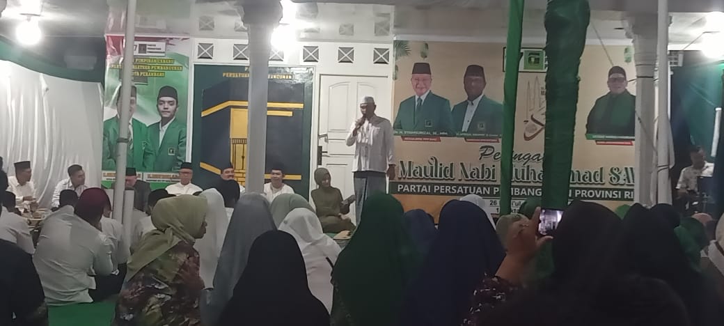 Peringati Maulid Nabi, PPP Riau Undang Ustad Maruli Hasibuan
