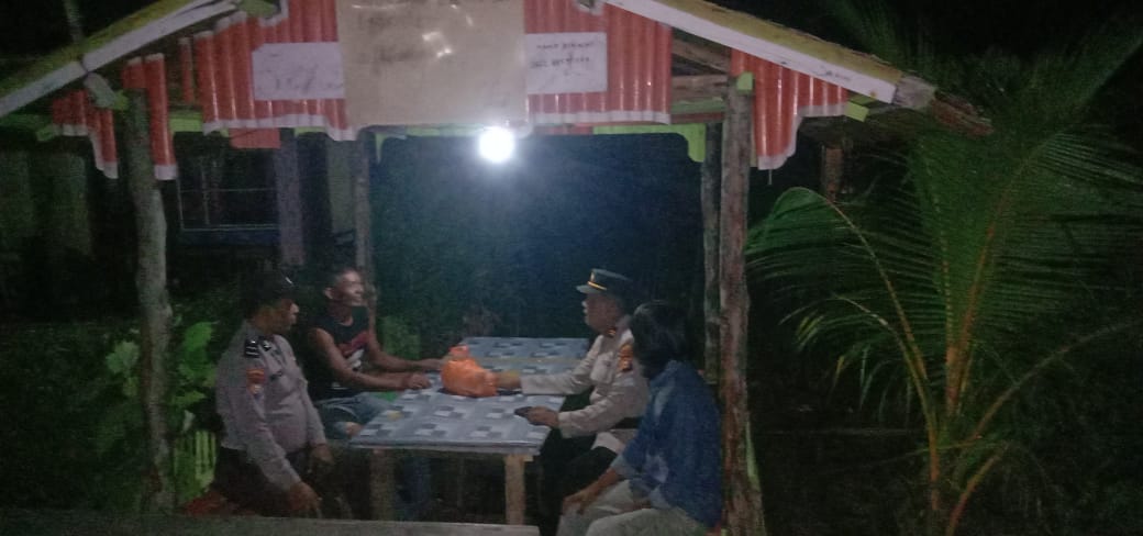 Upaya Polsek Gaung Menjaga Ketertiban Jelang Pemilu 2024 Melalui Pos Kamling